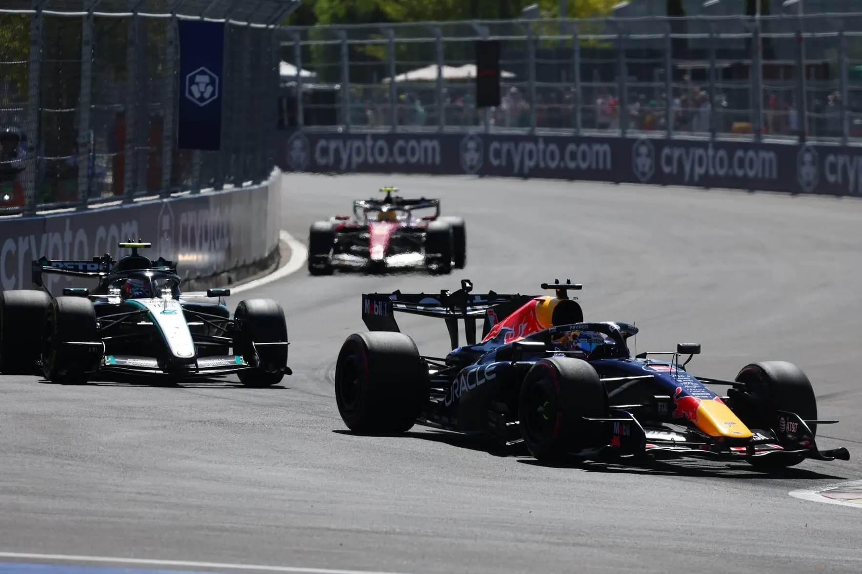 Vista del trazado del circuito de Madring durante el Gran Premio de Fórmula 1.