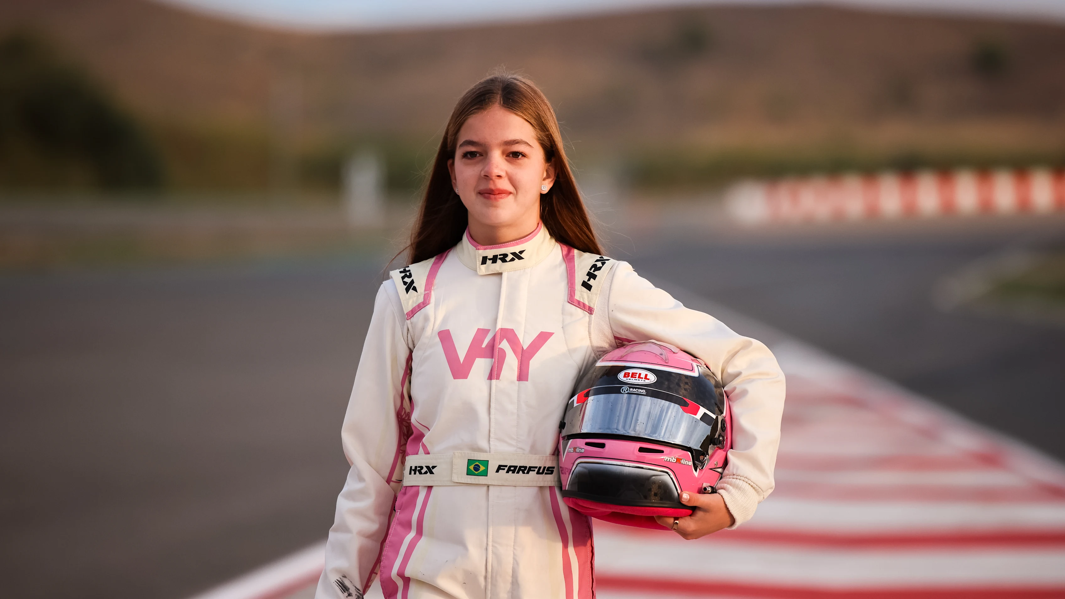 Victoria Farfus durante las jornadas de pruebas en el Circuito de Navarra