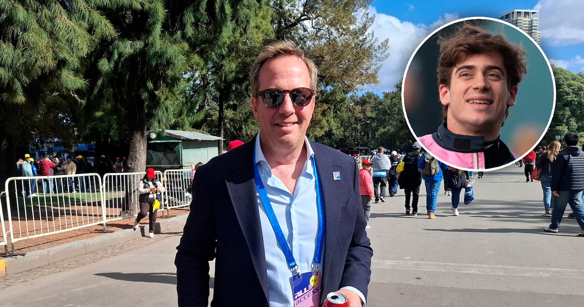 Franco Colapinto y su entorno en el paddock de la Fórmula 1.