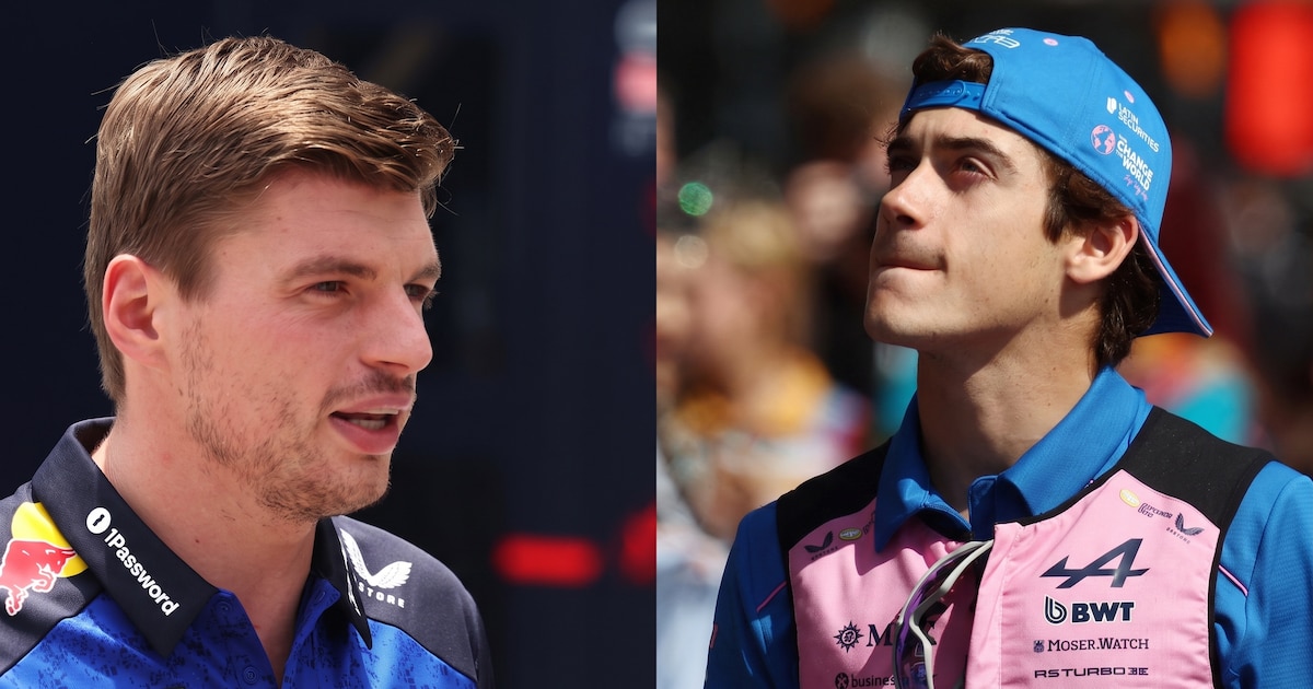 Max Verstappen y Franco Colapinto en el paddock de la Fórmula 1