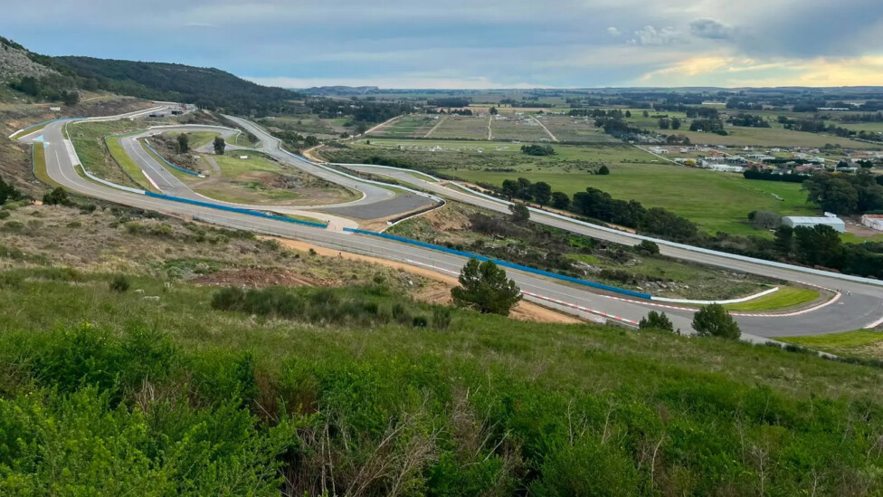 Vista panorámica del autódromo Juan Manuel Fangio de Balcarce