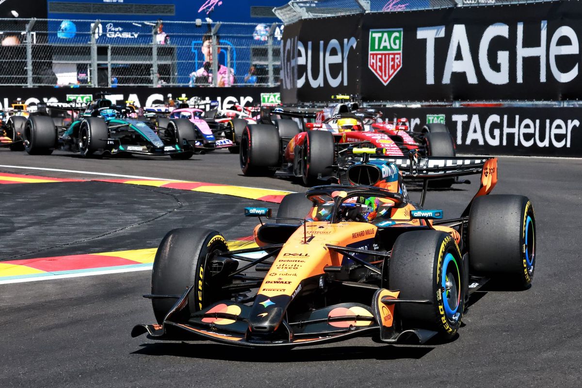 Monoplaza de Lando Norris durante el Gran Premio de España 2026.