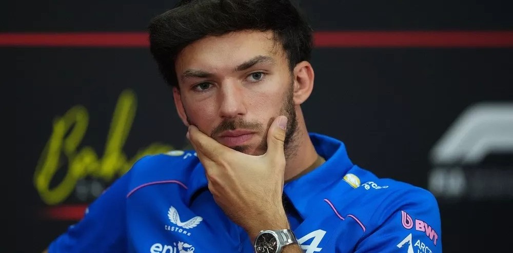 Pierre Gasly durante la conferencia de prensa en el Circuito de Sepang.