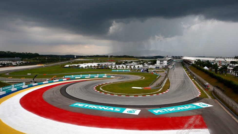 Vista panorámica del Circuito Internacional de Sepang en Malasia.