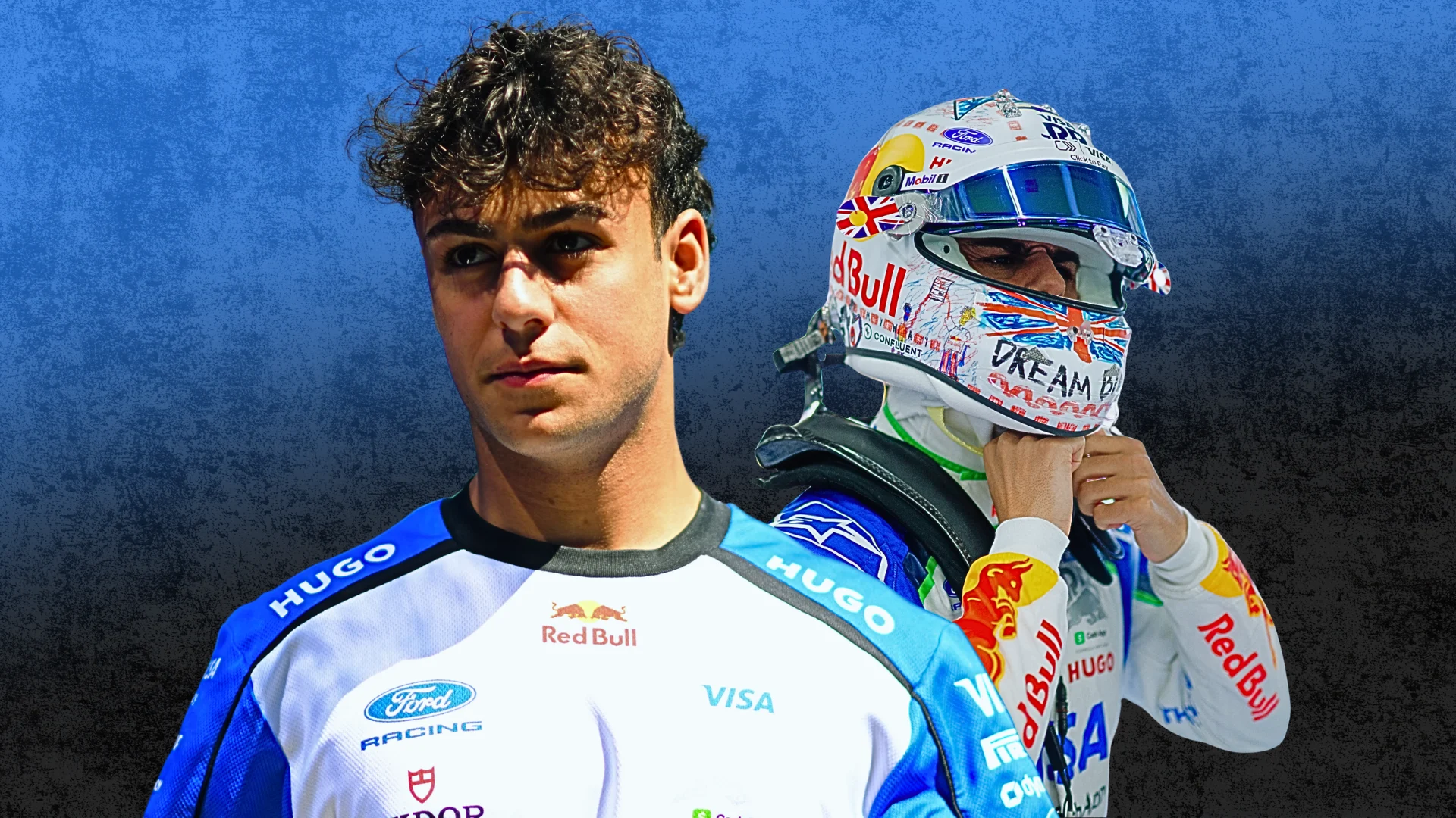 Arvid Lindblad en el paddock durante su temporada debut con Racing Bulls.